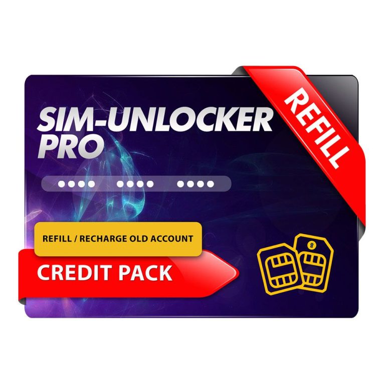 Sim-Unlocker Pro 5 Credit New Account – SUNNY POINT PRESENT