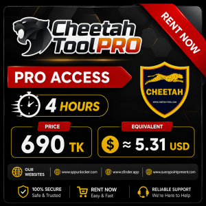 CHEETAH TOOL RENT ✅ [4Hour]