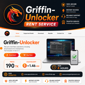 Griffin-Unlocker Tool ID & Password RENT [6 Hours ]